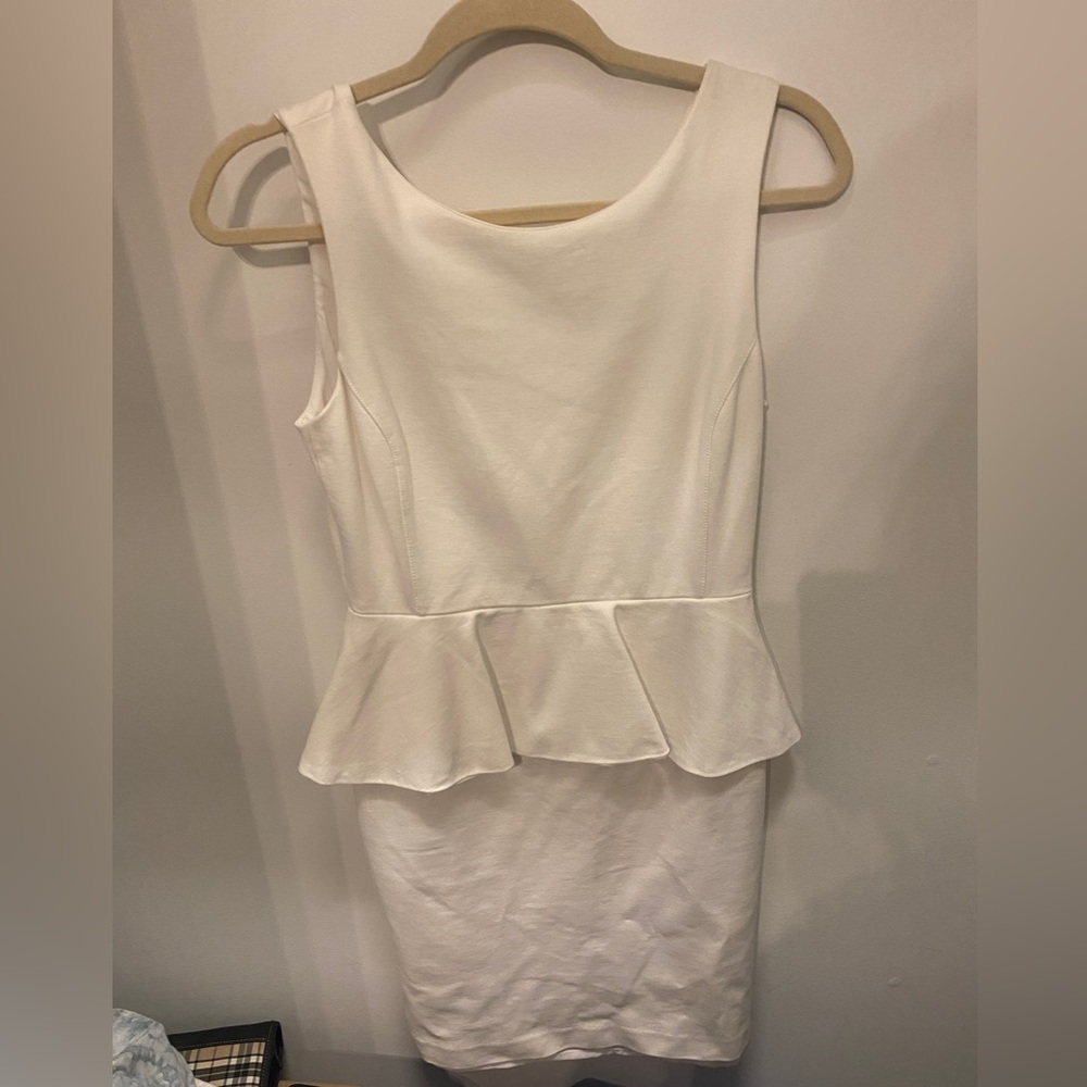 Banana Republic white bodycon dress